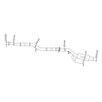 Système d'échappement 5zigen Subaru Impreza GDA/GDB 2.0 L Système d'échappement 5zigen Subaru Impreza GDA/GDB 2.0 L