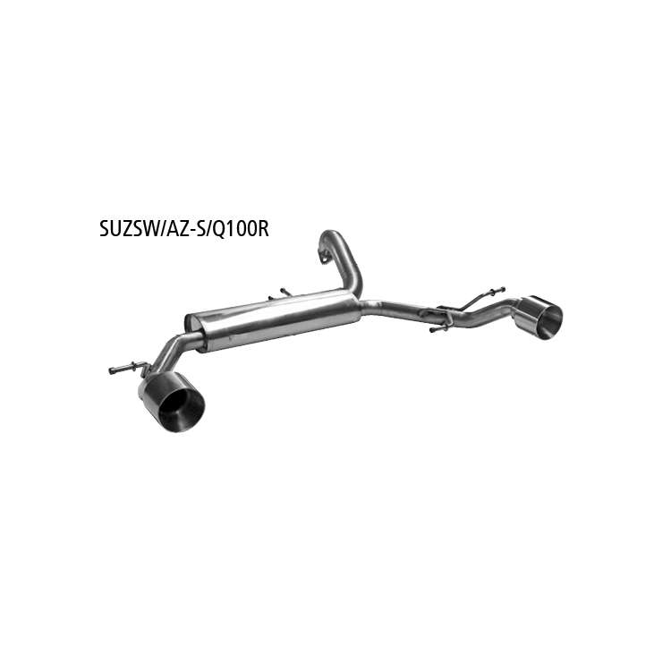 Bastuck Silencieux arrière Suzuki Swift AZ Sport 1.4 L Bastuck Silencieux arrière Suzuki Swift AZ Sport 1.4 L