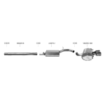 Bastuck Auspuffanlage VW Polo 6R 2.0 TSI Bastuck Auspuffanlage VW Polo 6R 2.0 TSI