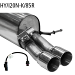Bastuck Auspuffanlage Hyundai i20N 1.6 T Bastuck Auspuffanlage Hyundai i20N 1.6 T