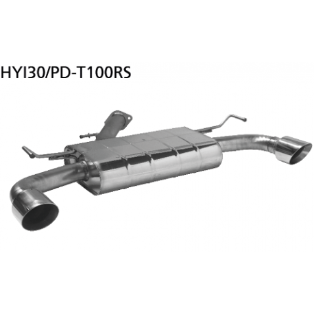 Bastuck Endschalldämpfer Hyundai i30N PD 2.0 T